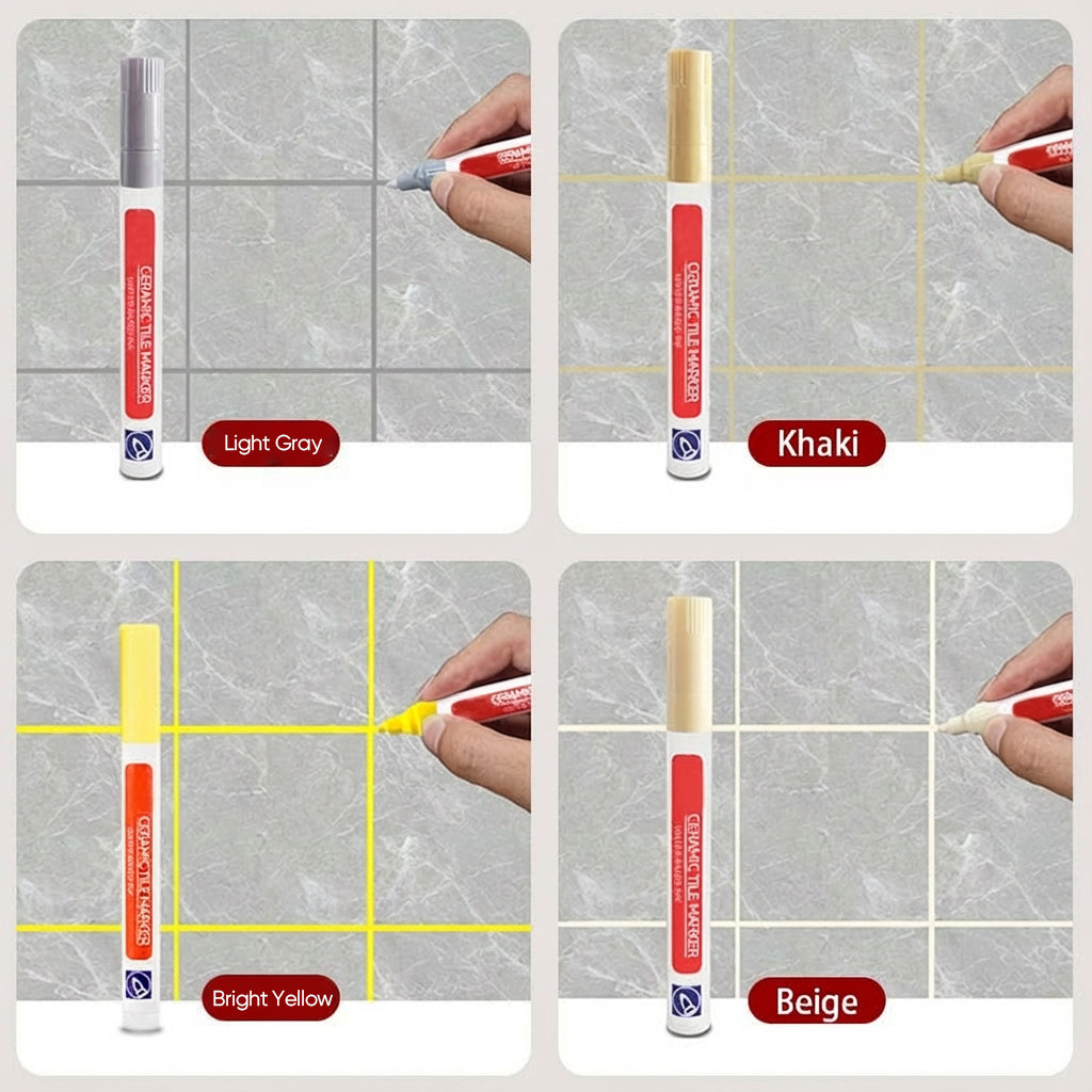Anti-mould and waterproof joint pen for ceramic tiles
