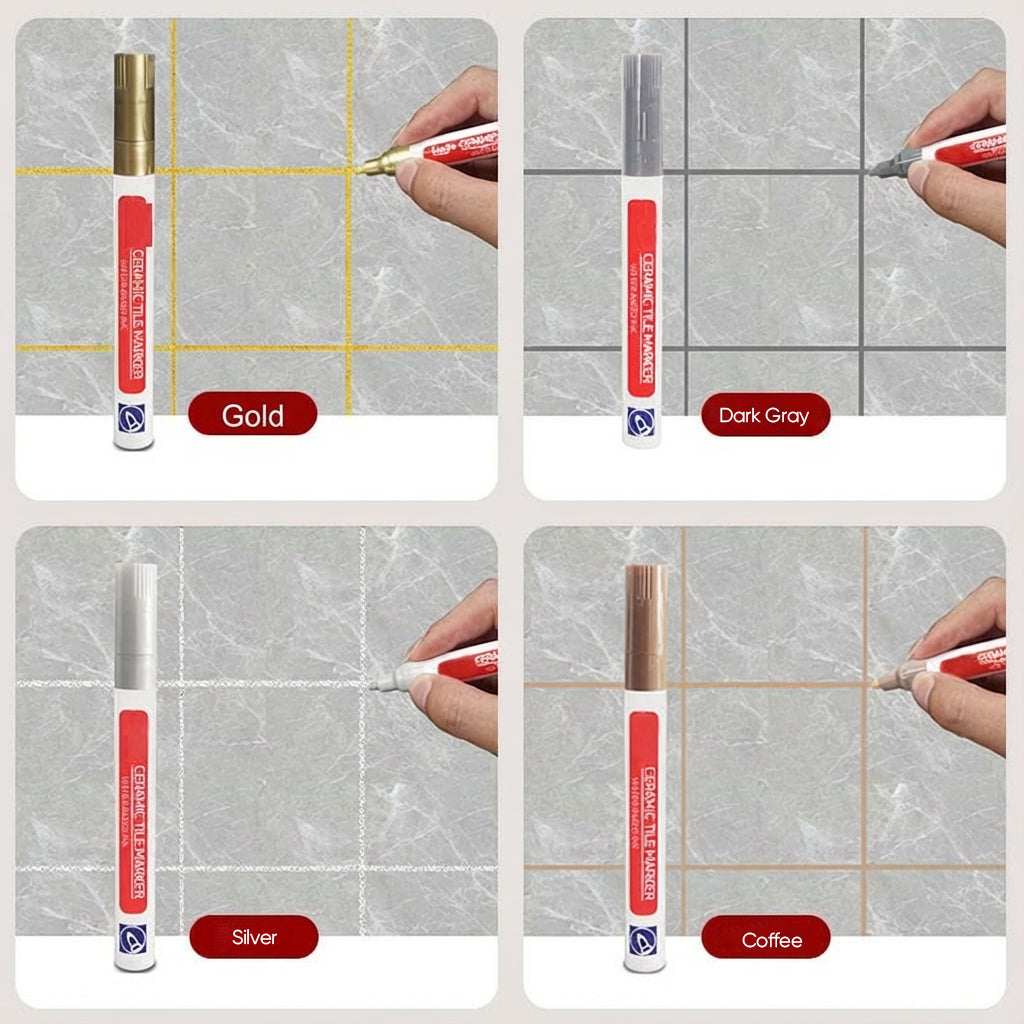 Anti-mould and waterproof joint pen for ceramic tiles
