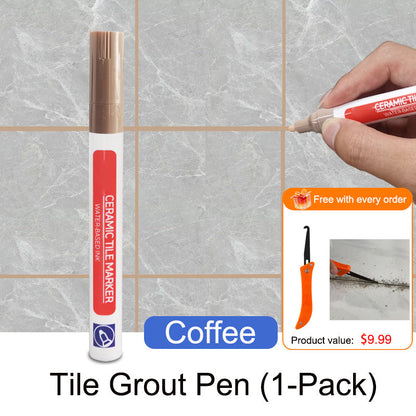 Anti-mould and waterproof joint pen for ceramic tiles