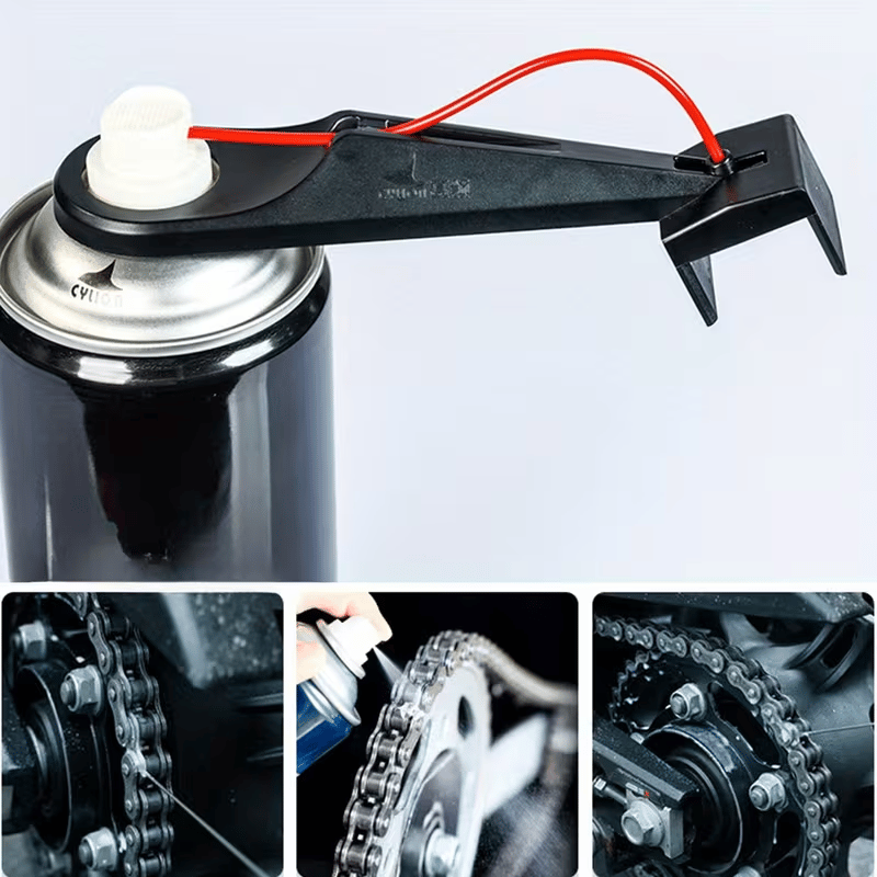 Tool For Applying Chain Lubricant Without Mess