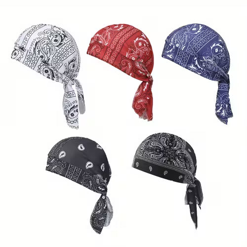 Cooling Paisley Helmet Liner & Headscarf