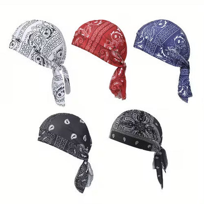 Cooling Paisley Helmet Liner & Headscarf