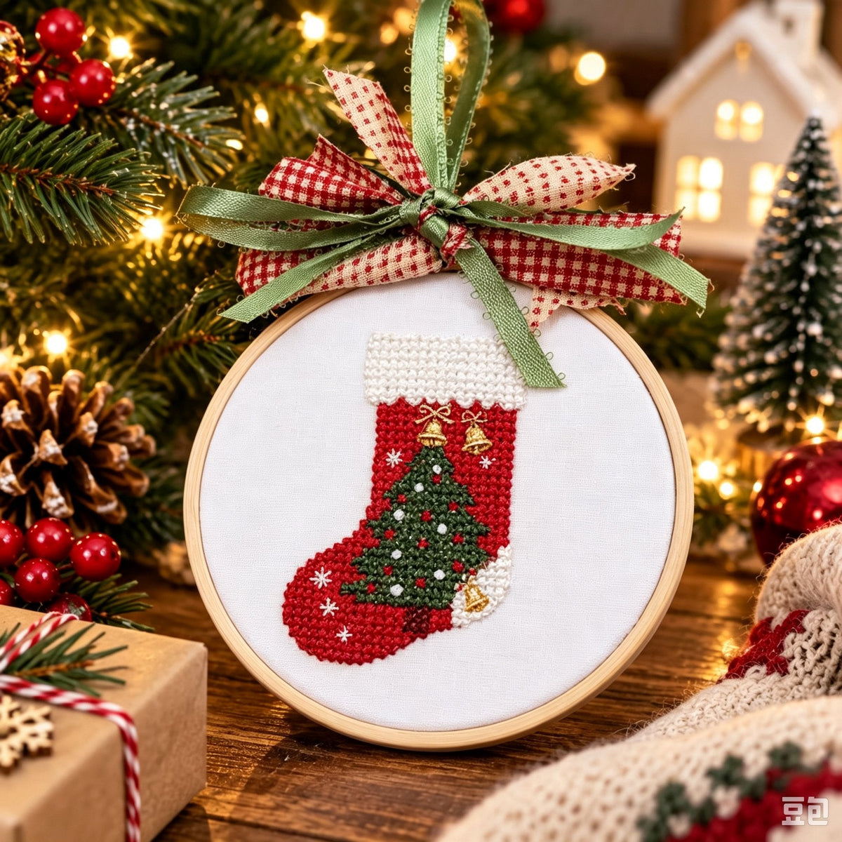 🎄Complete Christmas Embroidery Ornament DIY Kit