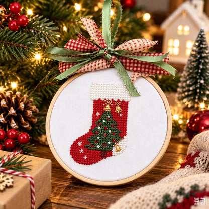 🎄Complete Christmas Embroidery Ornament DIY Kit