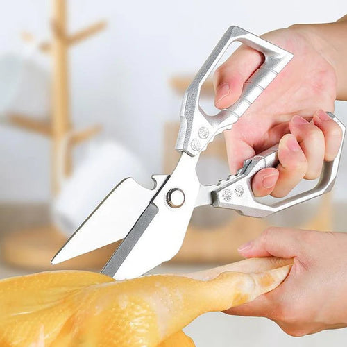 ✂️ Heavy-Duty Kitchen Scissors - Multi-Function & Dishwasher Safe, Perfect for Poultry, Herbs and Daily Use 🍗✨