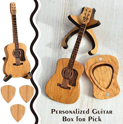 🎁Wooden Guitar Pick Case🎸