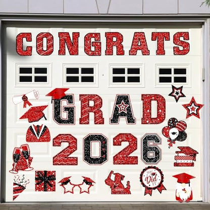 🎓2026 Grad Magnets – 30Pc Set for Celebration Decor🧲(Cars, Fridges & More)