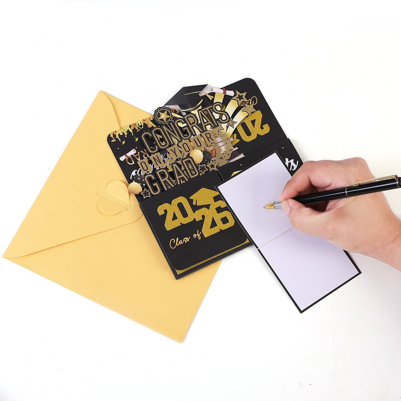 🎓Graduation Pop Up Card 2026 - 3D Happy Graduation Card with Envelope💌