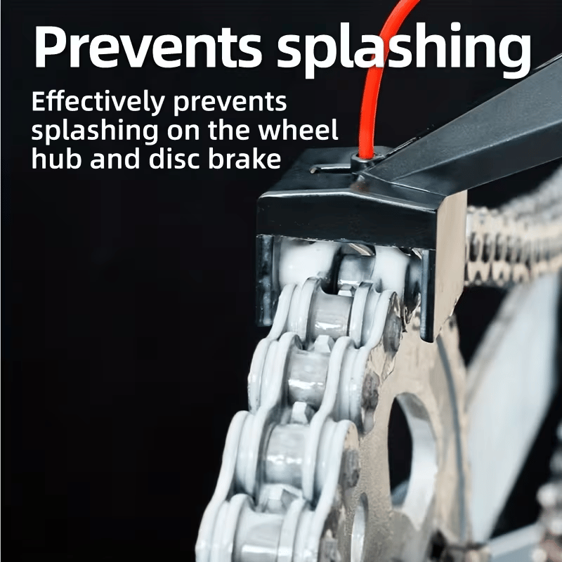 Tool For Applying Chain Lubricant Without Mess