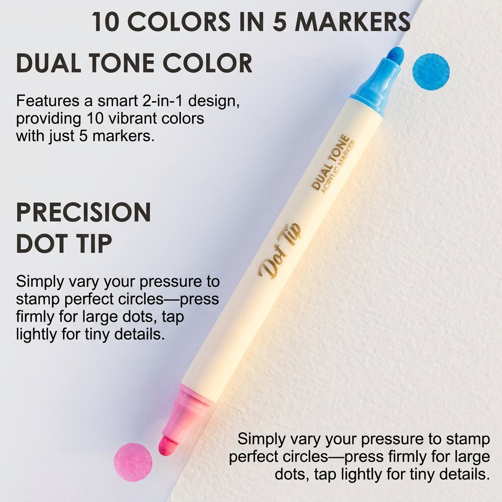 🎨📖Dot-By-Letter Mindful Coloring Kit - Stress Relief Dot Marker Art Set with 10 Vibrant Colors & 20 Hidden Scene