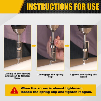 Spring-loaded Screw Holder Bit 2PCS