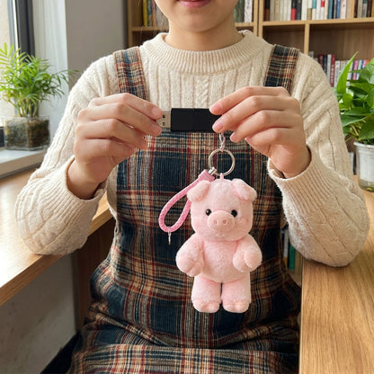 Cute Running Animal Plush Keychain – Wind-Up Mini Plush Toy, Adorable Moving Keyring Gift for Kids & Adults