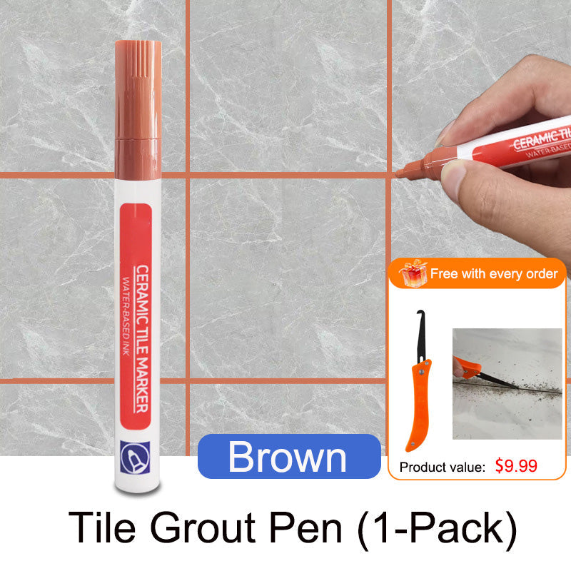Anti-mould and waterproof joint pen for ceramic tiles