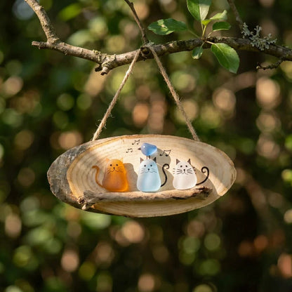 😻💕 Super Cute Sea Glass Cat Wall Hanging✨🐾