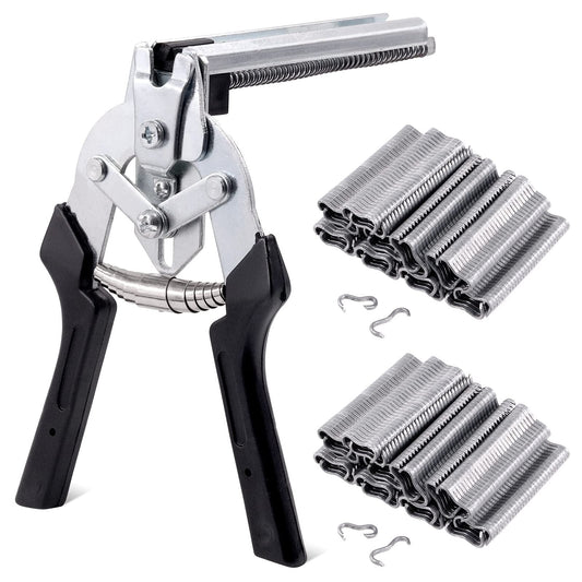TYIIMAX™ M-Type Hog Ring Pliers Kit – Semi-Automatic Spring-Loaded Fence & Cage Repair Tool