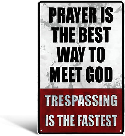 Metal No Trespassing Signs Private Property Funny