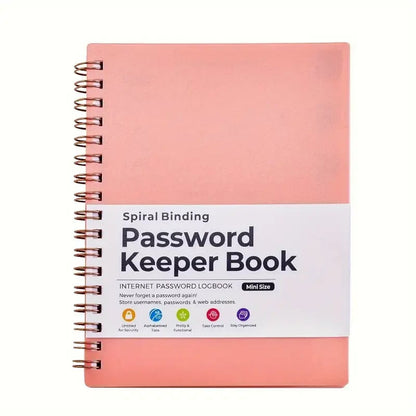 📚Mini password book with lettered tabs | password notebook for internet and computer login, username, home, office passwords