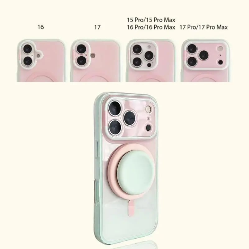 TYIIMAX™ Magnetic Gradient Phone Case with Liquid Stand for iPhone