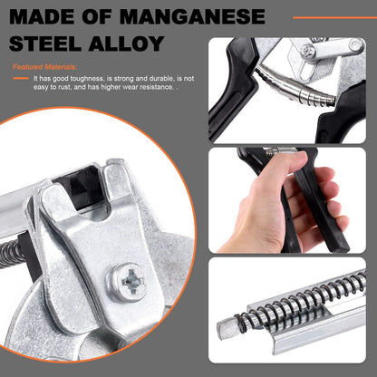 TYIIMAX™ M-Type Hog Ring Pliers Kit – Semi-Automatic Spring-Loaded Fence & Cage Repair Tool