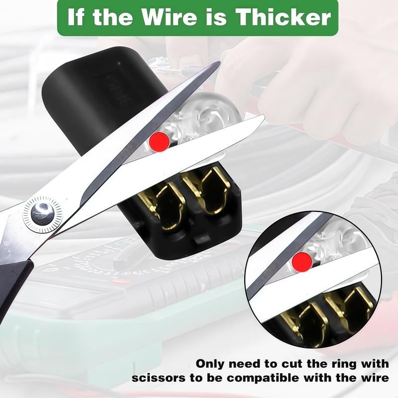 Fast-Fit 2-Pin Double-Wire Plug-in Connectors