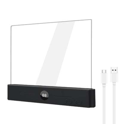 Rechargeable Flat LED Book Light 🌟 3 Colors Timer Perfect Night Reading