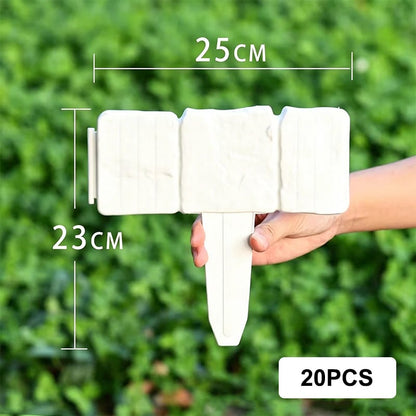 Plastic Garden Retaining Fence