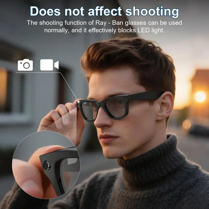 LED Light Blocking Stickers for Smart Glasses – Discreet Privacy Cover