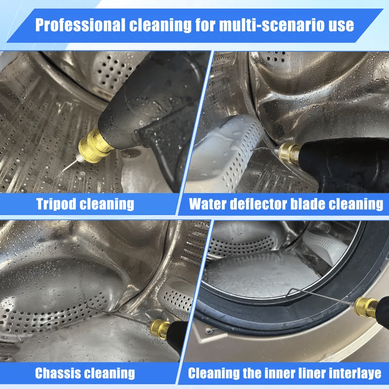 4-Pack High Pressure Washer Nozzle Kit for Washing Machine & AC Cleaning