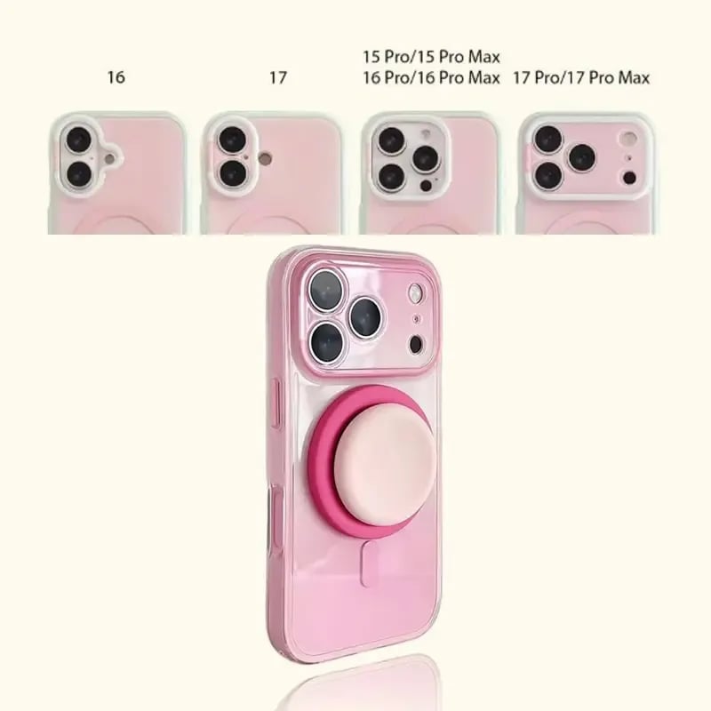TYIIMAX™ Magnetic Gradient Phone Case with Liquid Stand for iPhone