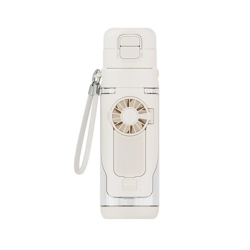 Portable 2-in-1 Water Bottle with Mini Fan – Stay Cool & Hydrated Anywhere