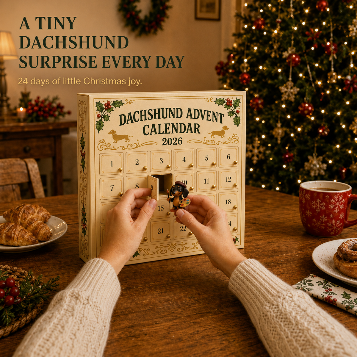 🎁2026 Dachshund Advent Calendar🐶