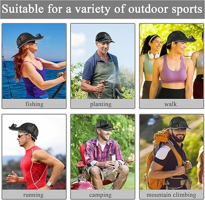 Ultralight UV Protection Baseball Cap with Solar Fan – 2026 New