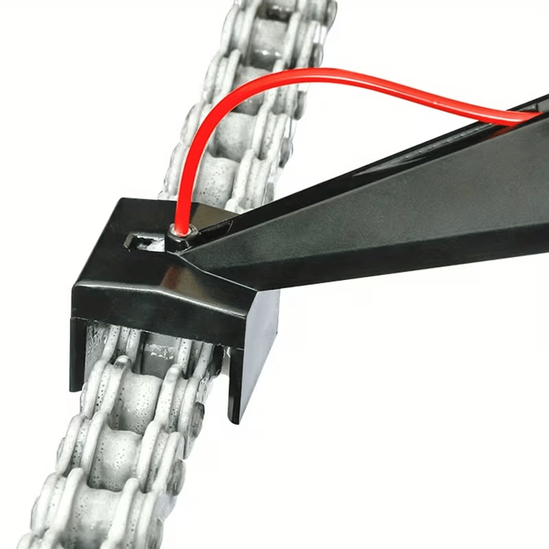 Tool For Applying Chain Lubricant Without Mess