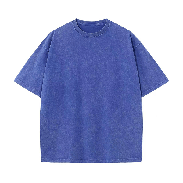 Vintage Acid Wash Heavyweight T-Shirt – 100% Cotton Oversized Tee for Men & Women
