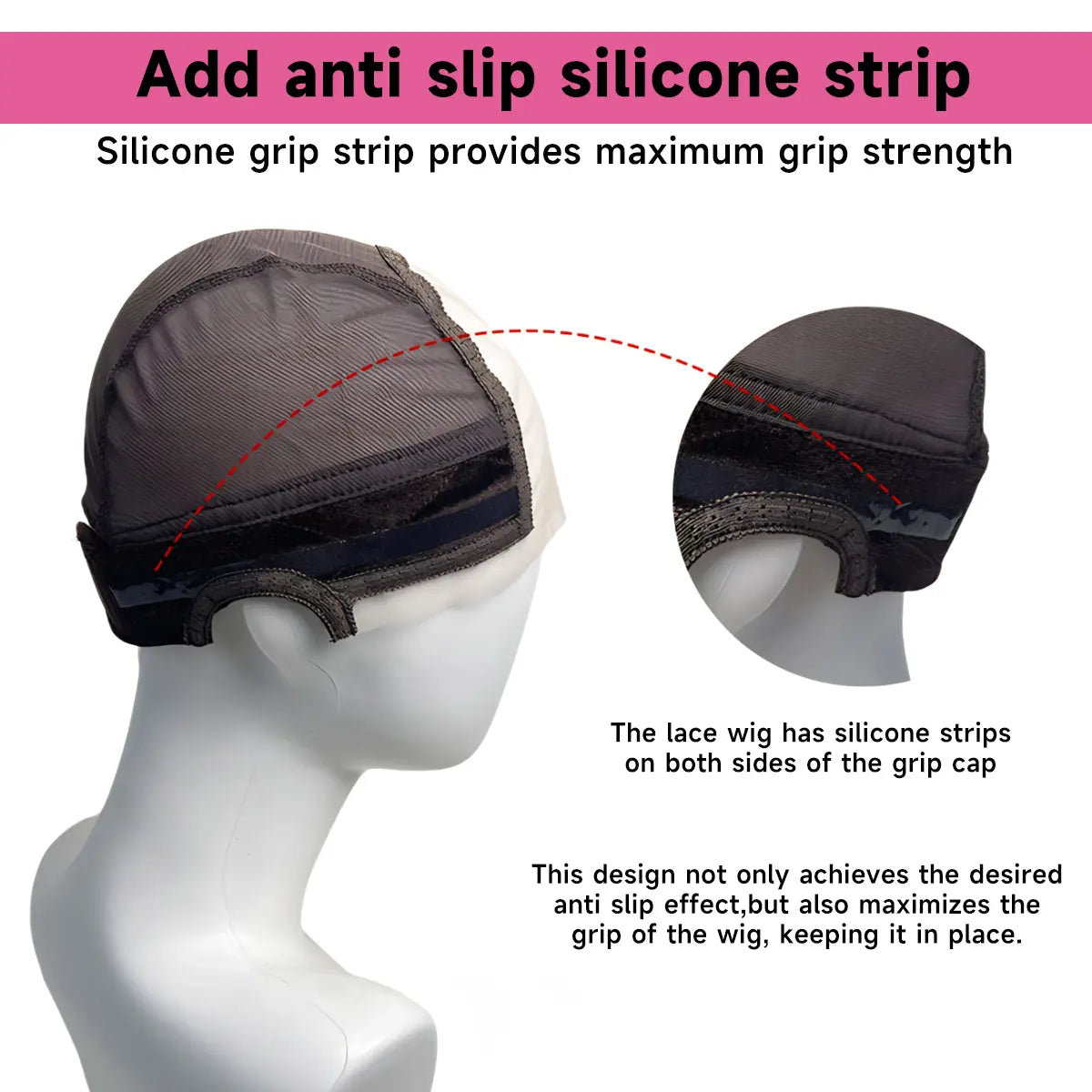 Lace Wig Grip Cap – Glueless, Reusable, and Built for Real Life