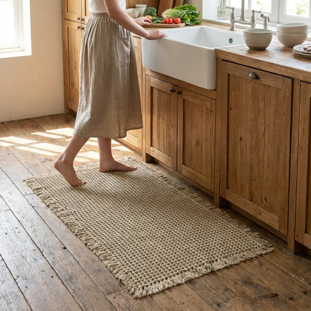 TYIIMAX™ Waffle Quick-Dry Bath Mat | Ultra Absorbent Non-Slip Floor Rug