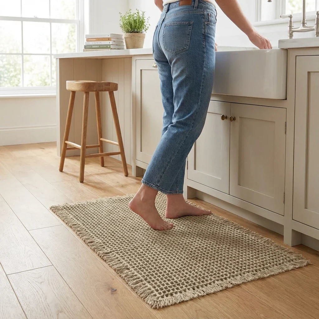 TYIIMAX™ Waffle Quick-Dry Bath Mat | Ultra Absorbent Non-Slip Floor Rug
