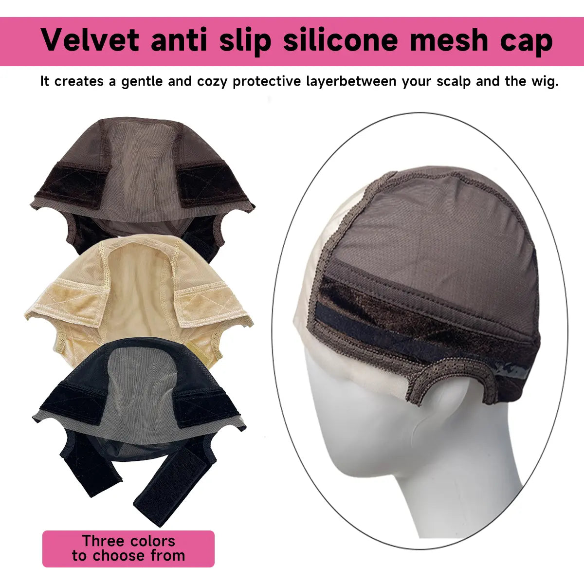 Lace Wig Grip Cap – Glueless, Reusable, and Built for Real Life