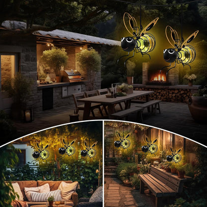 ⚡🔥Outdoor Hanging Solar Bee Light