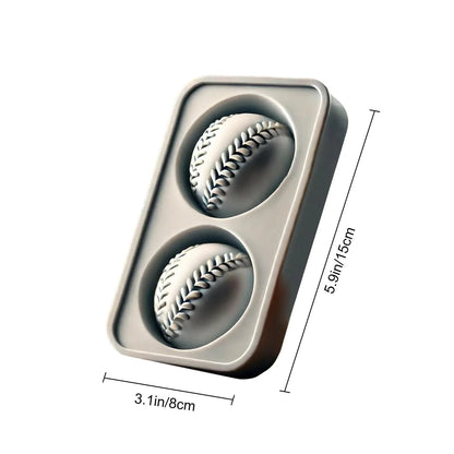 Baseball Ice Mold – Slow‑Melting Silicone Sphere Tray for Whiskey, Cocktails & More ⚾🧊