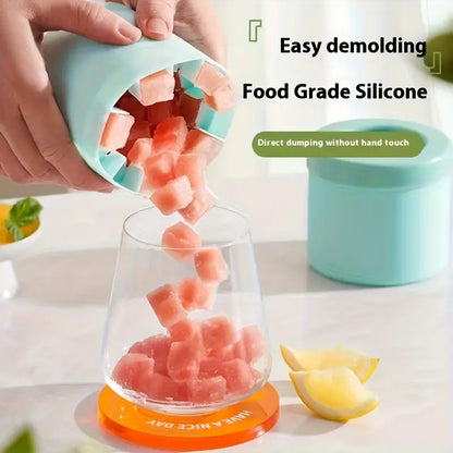 Quick Freezing Silicone Ice Cube Mold – Flexible, Reusable Ice Tray for Home Beverages
