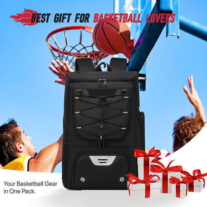 Sport Backpack with Separate Ball Holder & Shoes Compartment