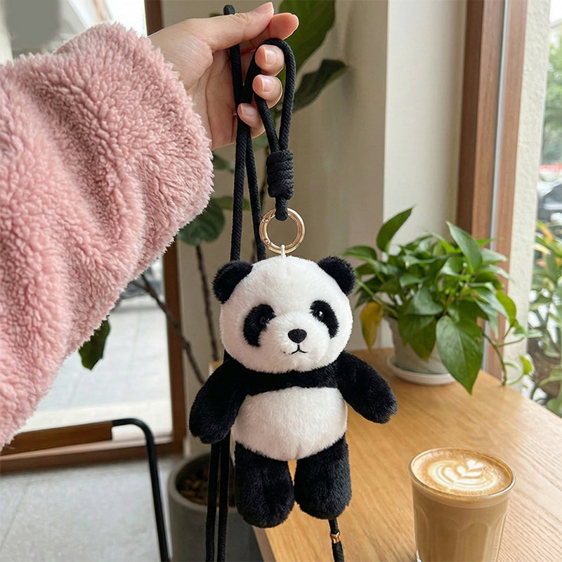 Cute Running Animal Plush Keychain – Wind-Up Mini Plush Toy, Adorable Moving Keyring Gift for Kids & Adults