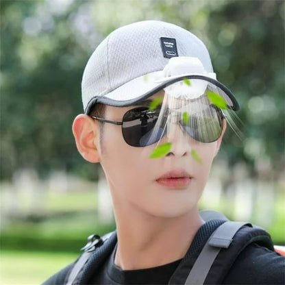 Ultralight UV Protection Baseball Cap with Solar Fan – 2026 New