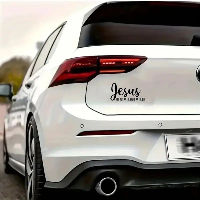 🖤 Creative Letter Pattern Car Sticker