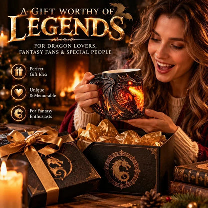 🐉 Dragonfire 3D Heat-Reveal Magic Mug | Add a Hot Drink. Awaken the Dragon.🔥