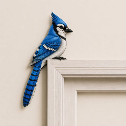 🐦 Bird Wooden Door Topper – Decorative Bird & Christmas Door Accent