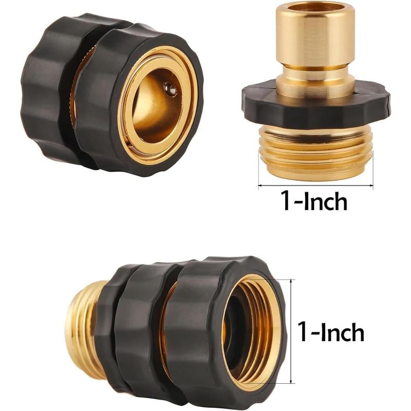 Garden Hose Quick Connector, 3/4 Inch Male and Female Garden Hose Fitting Quick Connector