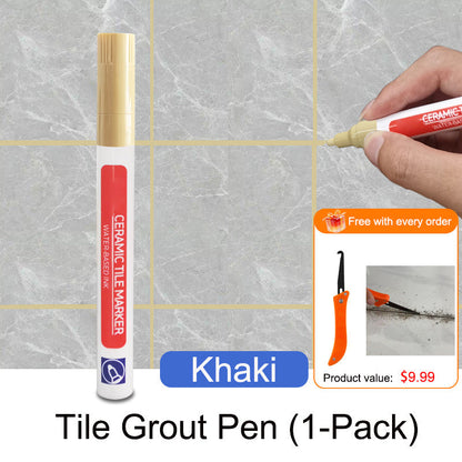 Anti-mould and waterproof joint pen for ceramic tiles
