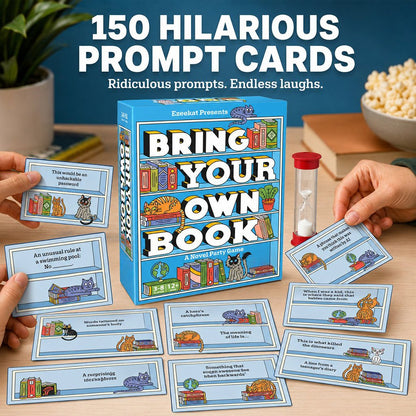 📚🐱Bring Your Own Book: A Novel Party Game(📦Buy 2 Free Shipping)